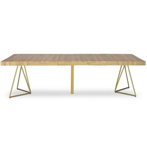 3S. x Home Table Extensible NEILA Chêne Clair Outlet