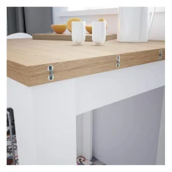 Calicosy Table extensible système d'ouverture en livre Discount