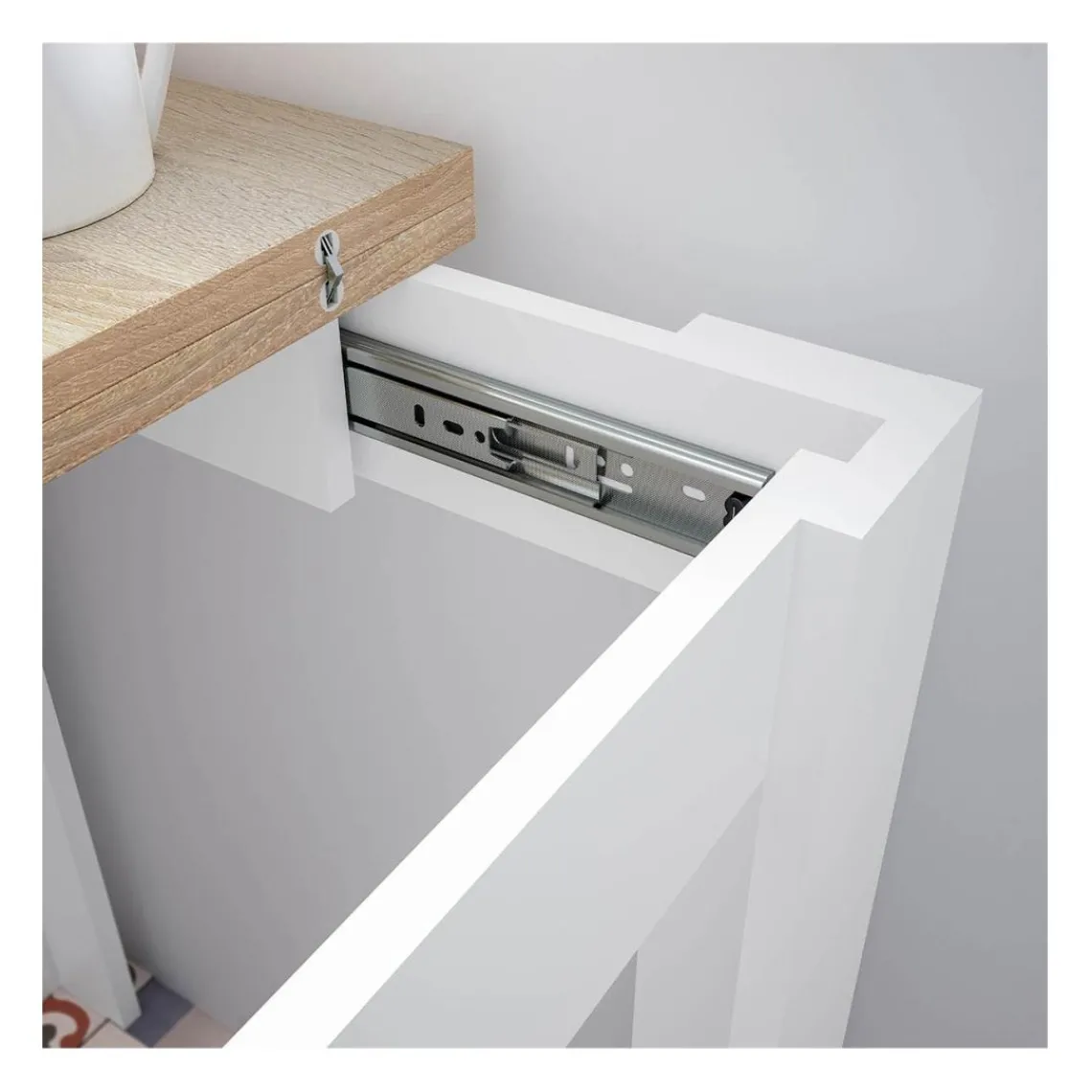 Calicosy Table extensible système d'ouverture en livre Discount