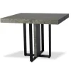 3S. x Home Table Extensible TERESA Effet Béton Pieds Noir Online