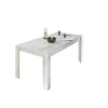 3S. x Home Table extensible 180x90cm décor chene blanc Clearance