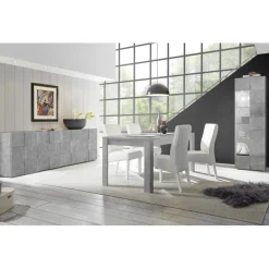 3S. x Home Table extensible 180x90cm URBINO gris ciment Clearance