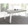 3S. x Home Table fixe PALMA avec pieds en fer