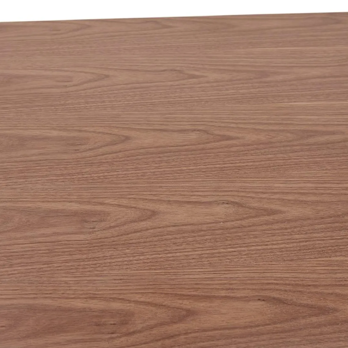 ALTEREGO Table haute design en bois finition Noyer avec pied en métal noir Online