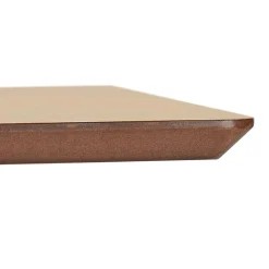 ALTEREGO Table haute design 'ZUMBA BAR' en bois finition naturelle avec pied en métal noir Online