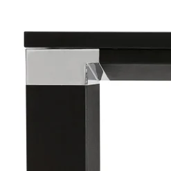 ALTEREGO Table haute ou bureau haut 'XLINE HIGH TABLE' en bois noir Hot