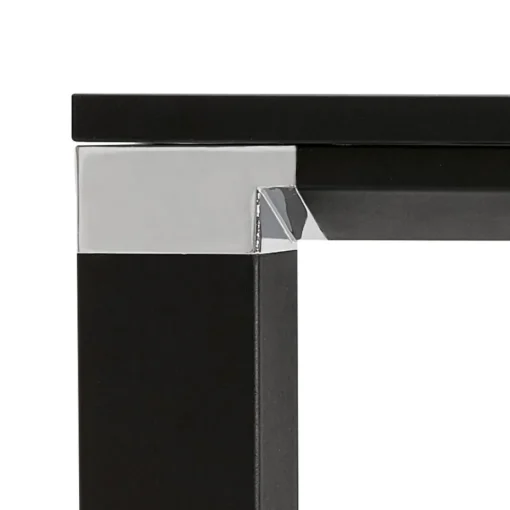ALTEREGO Table haute ou bureau haut 'XLINE HIGH TABLE' en bois noir Hot