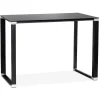 ALTEREGO Table haute ou bureau haut 'XLINE HIGH TABLE' en verre noir Hot
