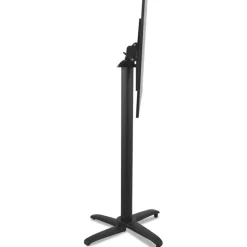 ALTEREGO Table haute pliable 'PENUMBRA' carrée noire Hot