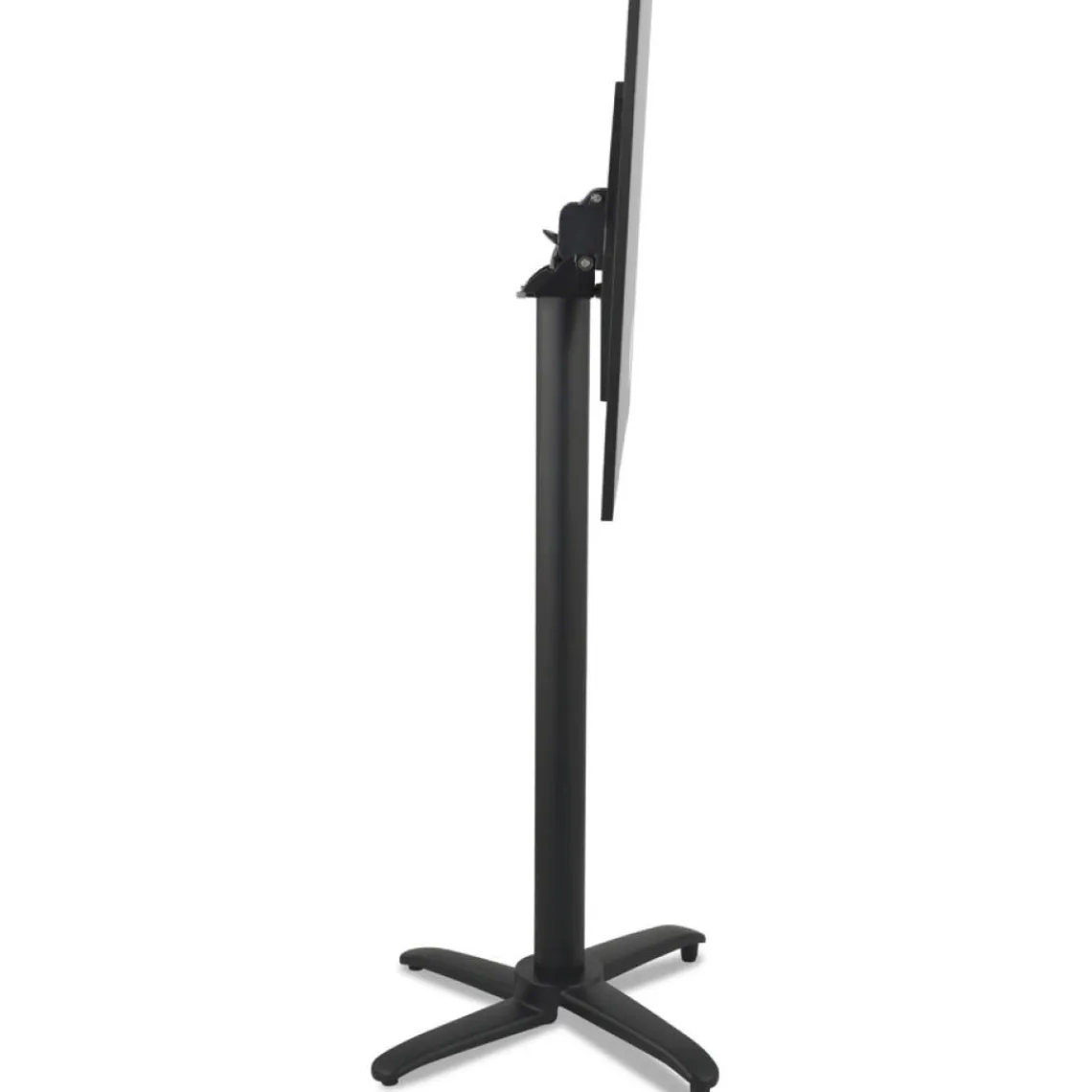 ALTEREGO Table haute pliable 'PENUMBRA' carrée noire Hot