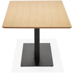 ALTEREGO Table ou bureau design 'ZUMBA' en bois finition naturelle Outlet