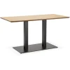 ALTEREGO Table ou bureau design 'ZUMBA' en bois finition naturelle Online