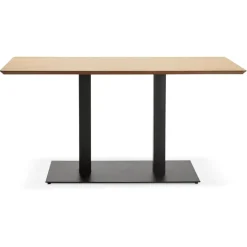 ALTEREGO Table ou bureau design 'ZUMBA' en bois finition naturelle Online