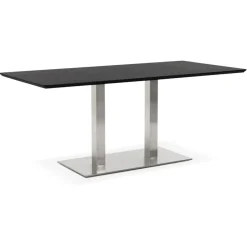 ALTEREGO Table ou bureau noir design 'MAMBO' Hot