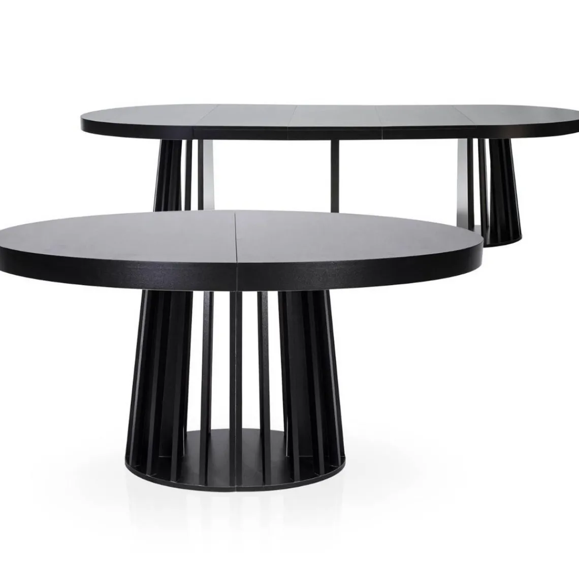 3S. x Home Table ovale extensible Eliza Noir