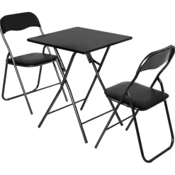 3S. x Home Table pliante 2 places noir Discount