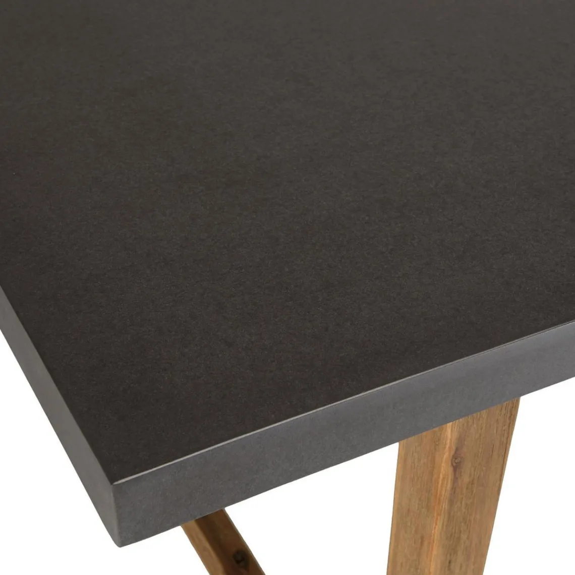 Macabane Table rectangulaire effet béton foncé HECTOR Best