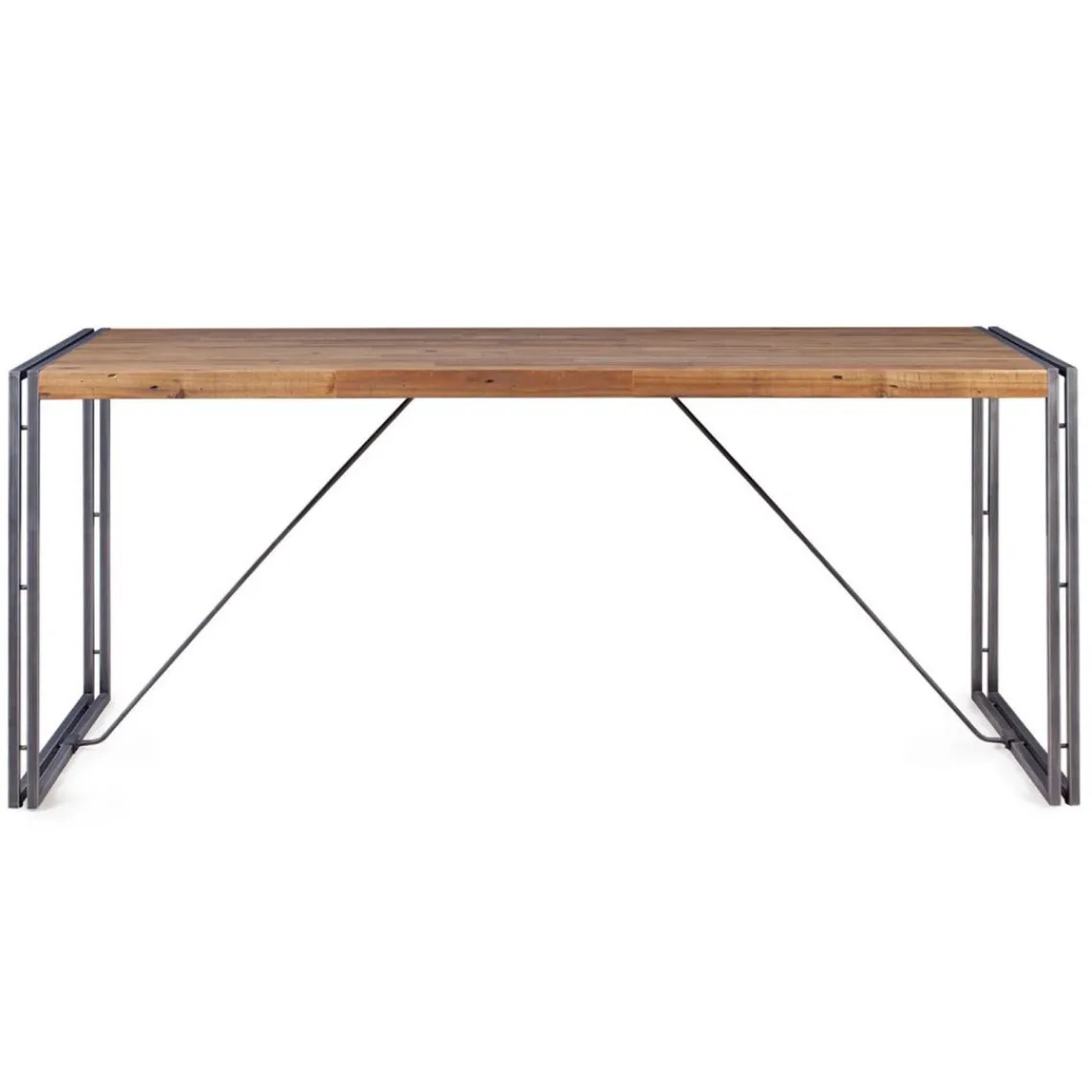 3S. x Home Table repas 180 cm en Bois Naturel Foncé Clearance