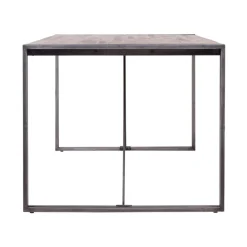 3S. x Home Table repas 180 cm en Bois Naturel Foncé Clearance