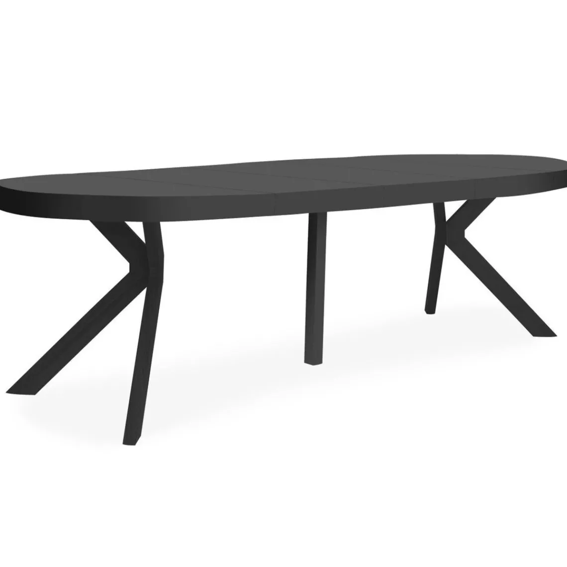 3S. x Home Table ronde extensible Myriade All Black Clearance