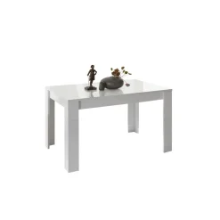 3S. x Home Table salle à manger EOS laqué blanc brillant