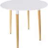 3S. x Home Table Scandinave Ronde Blanche LIBELLULE Outlet