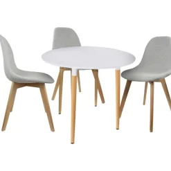 3S. x Home Table Scandinave Ronde Blanche LIBELLULE Outlet