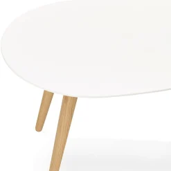 ALTEREGO Tables gigognes design 'TETRYS' blanches New