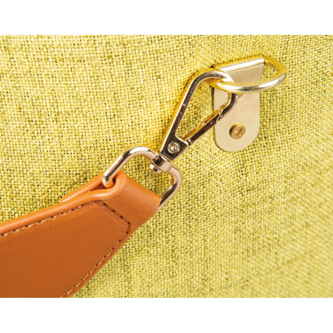 3S. x Home Tabouret Coffre Jaune et Vert SAVANA Clearance