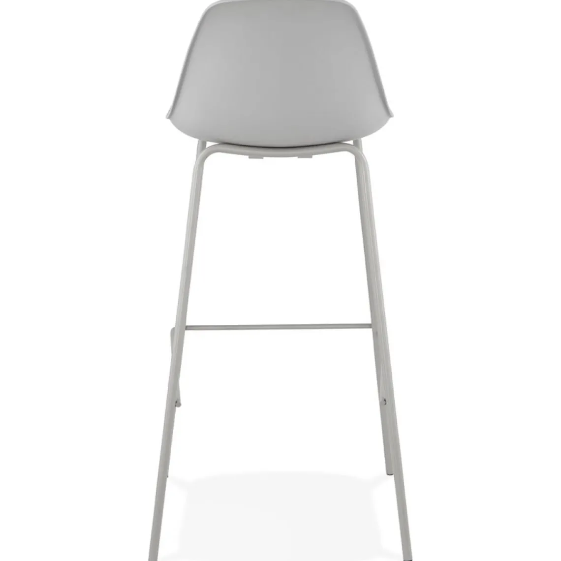ALTEREGO Tabouret de bar 'COOKIE' gris style industriel Discount