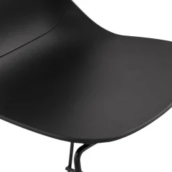 ALTEREGO Tabouret de bar design 'BERLIN' noir empilable style industriel Discount