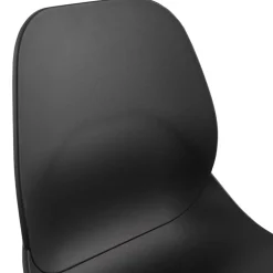 ALTEREGO Tabouret de bar design 'BERLIN' noir empilable style industriel Discount