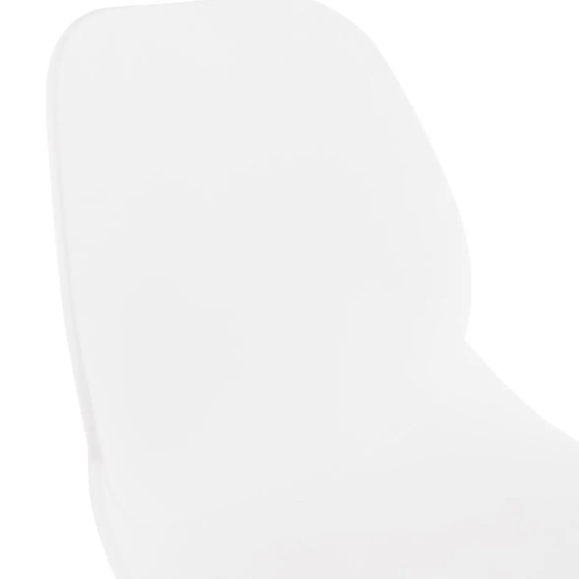 ALTEREGO Tabouret de bar design 'BERLIN' blanc empilable style industriel Outlet