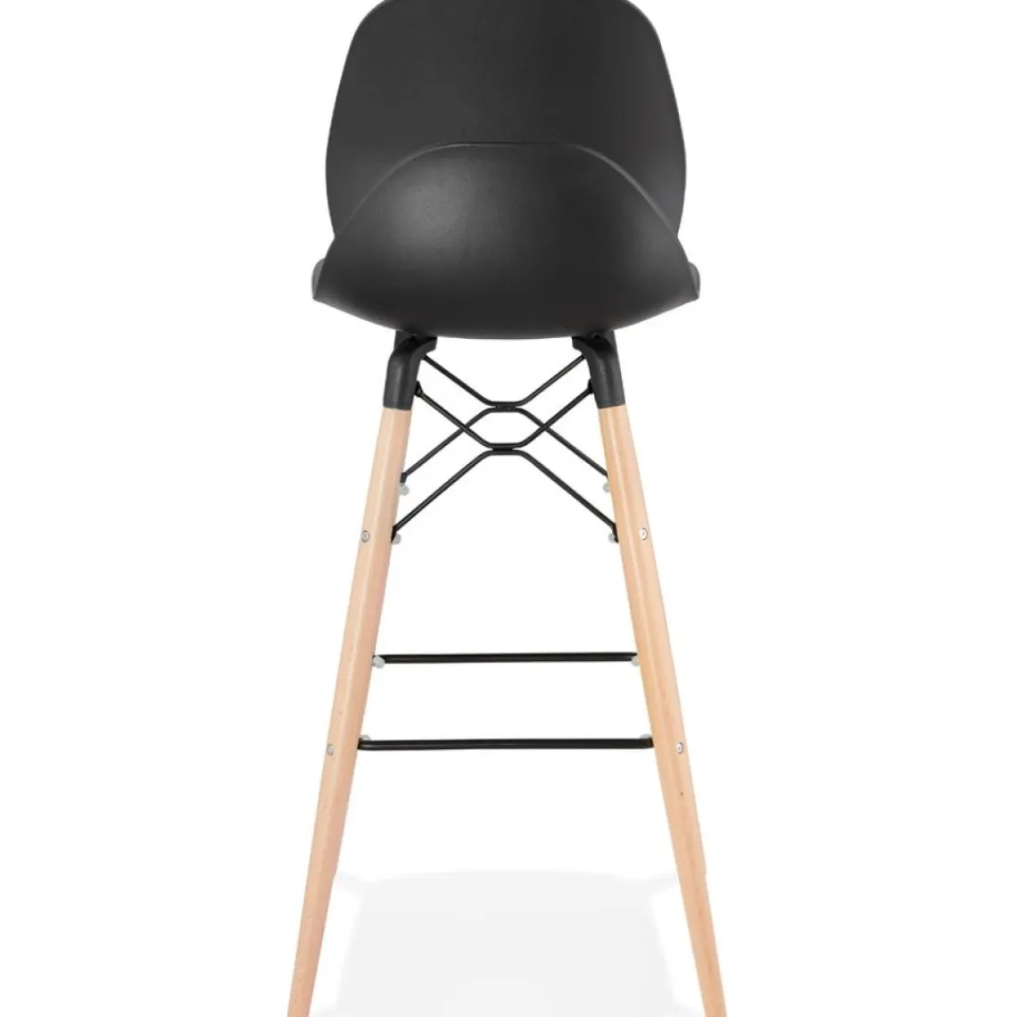ALTEREGO Tabouret de bar design 'COSMIK' noir style scandinave Clearance