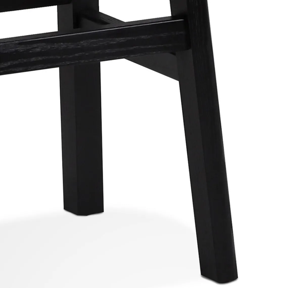ALTEREGO Tabouret de bar design 'DUMAS' en bois noir Clearance