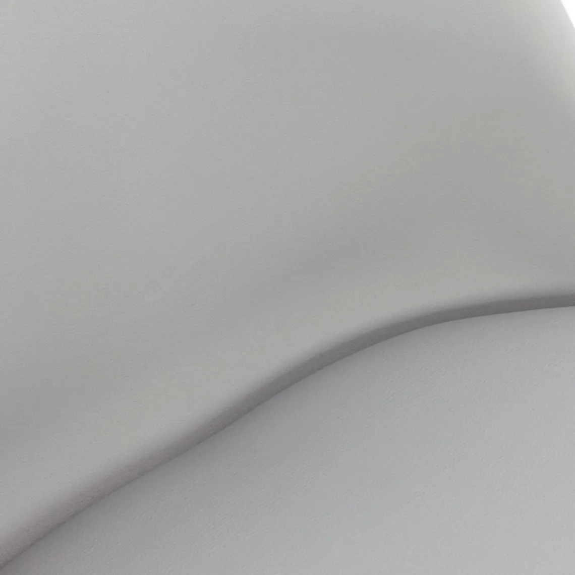 ALTEREGO Tabouret de bar design 'LEMON' gris avec pied en métal noir Outlet