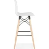 ALTEREGO Tabouret de bar design 'MOZAIK' blanc style scandinave Best