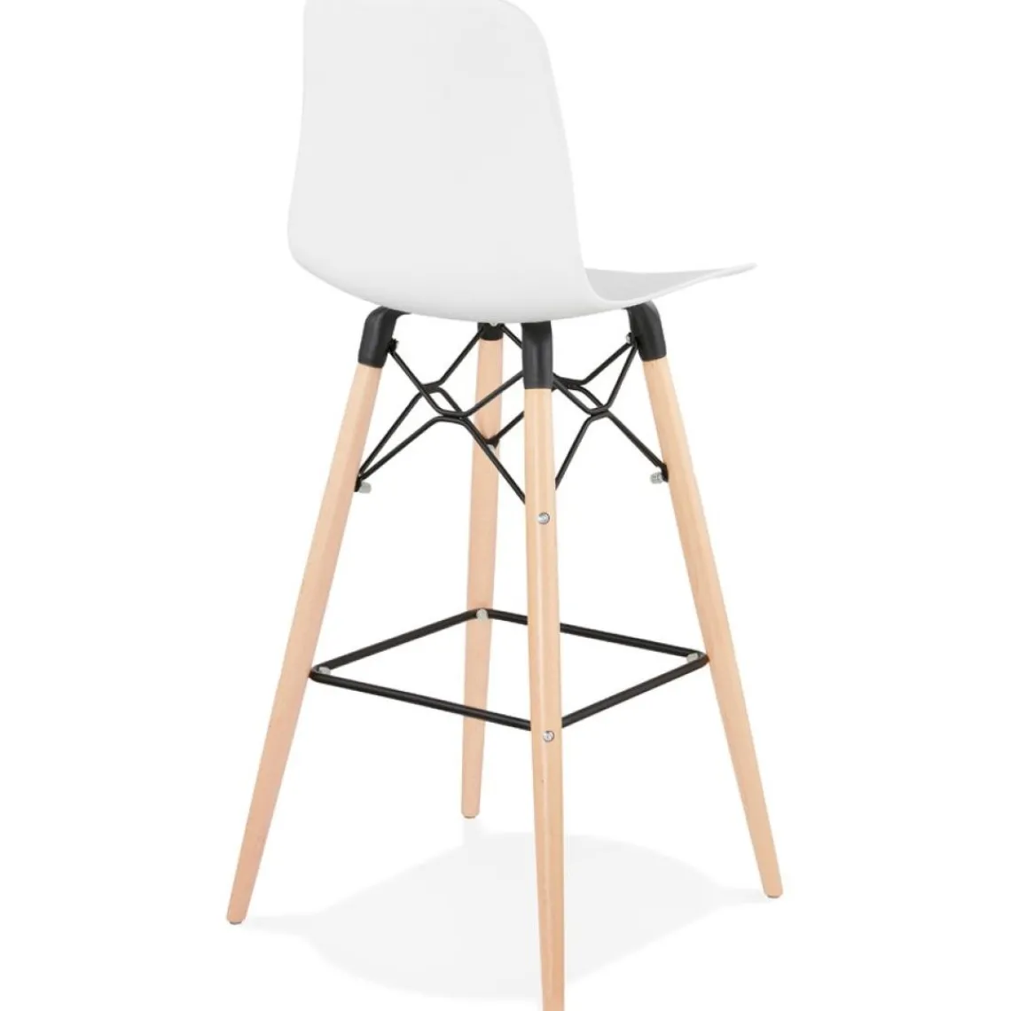 ALTEREGO Tabouret de bar design 'MOZAIK' blanc style scandinave Best