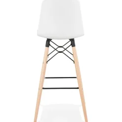 ALTEREGO Tabouret de bar design 'MOZAIK' blanc style scandinave Best
