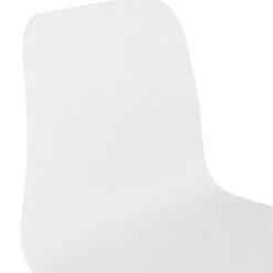ALTEREGO Tabouret de bar design 'MOZAIK' blanc style scandinave Best