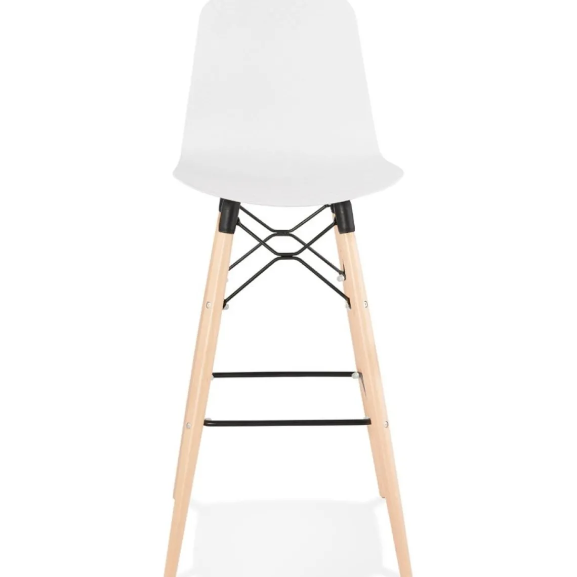 ALTEREGO Tabouret de bar design 'MOZAIK' blanc style scandinave Best