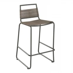 Macabane Tabouret de bar en métal et cordage synthétique Clearance