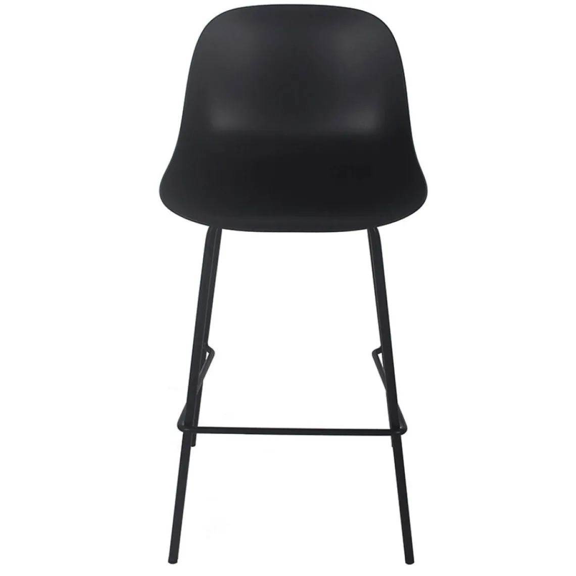 ALTEREGO Tabouret de bar 'GRANO' noir intérieur et extérieur New