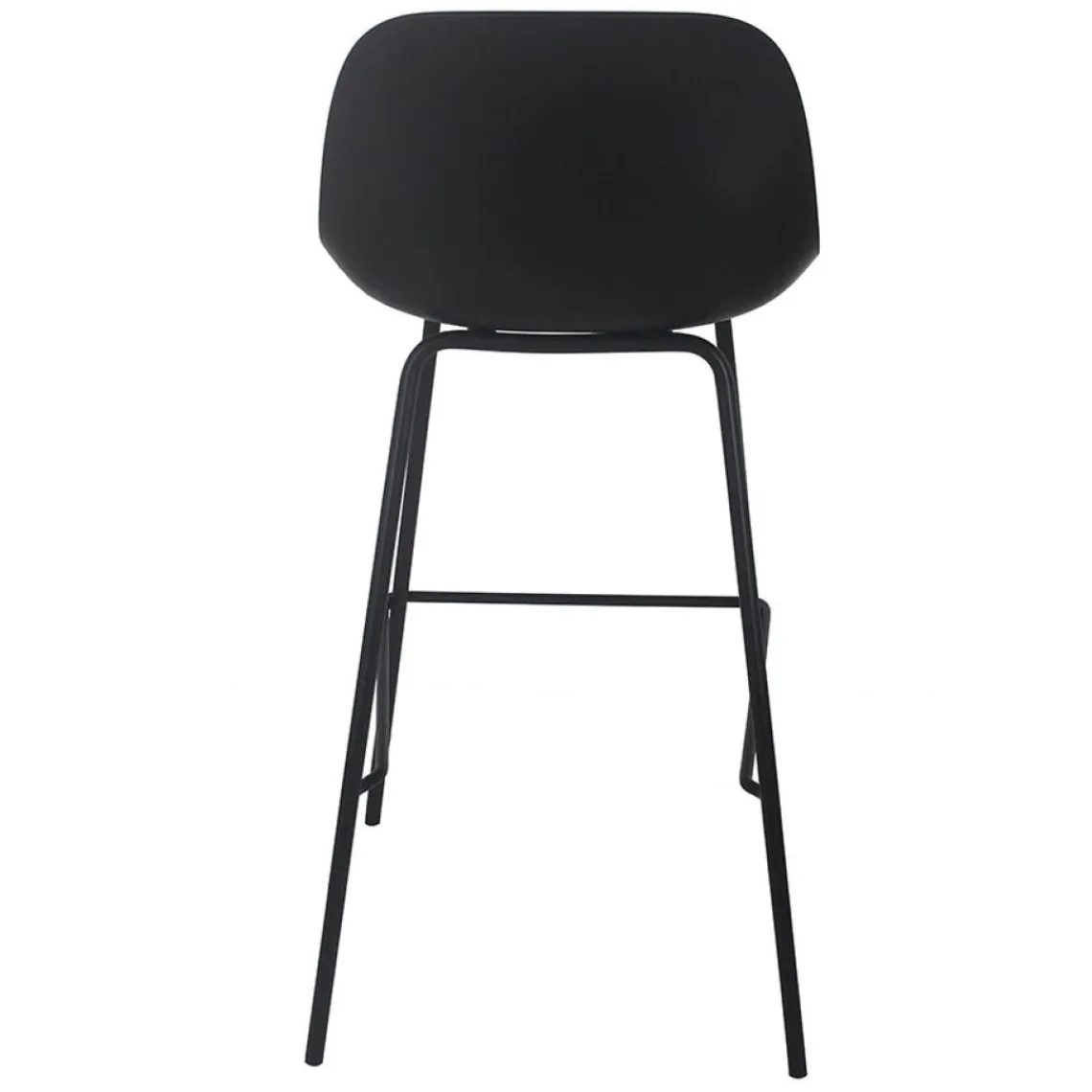ALTEREGO Tabouret de bar 'GRANO' noir intérieur et extérieur New