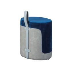 3S. x Home Tabouret en Velours AUSIE bleu Clearance