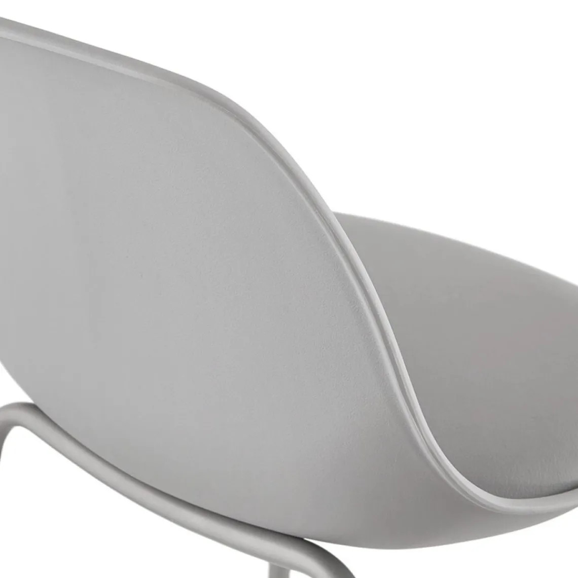 ALTEREGO Tabouret snack mi-hauteur 'COOKIE MINI' gris style industriel Discount