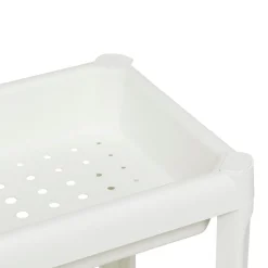 3S. x Home Étagère 4 niveaux en plastique blanc Outlet