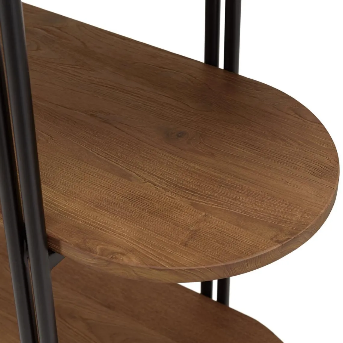 Macabane Étagère 4 niveaux open space en teck recyclé coins arrondis Online