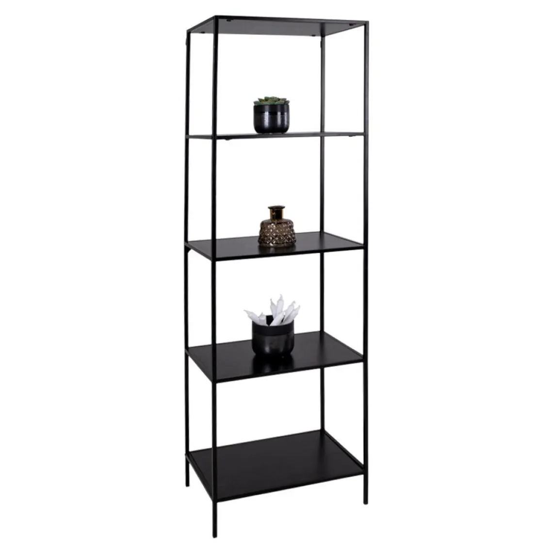 House Nordic Étagère 4 étages 170 cm Noir PERKAR Online