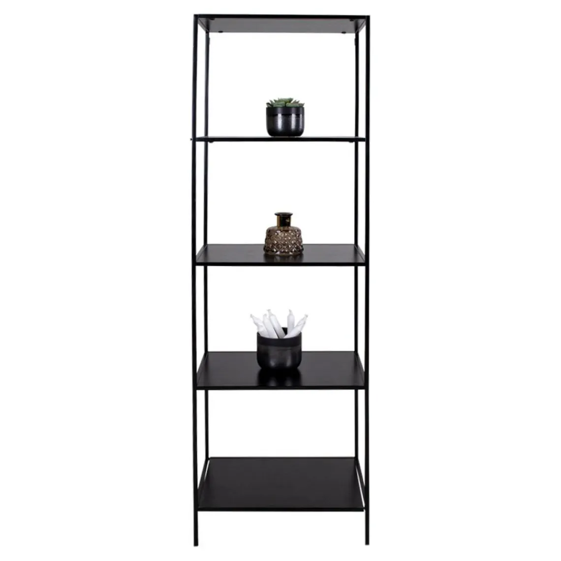 House Nordic Étagère 4 étages 170 cm Noir PERKAR Online